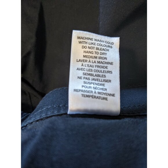 Northern Reflections Women's Capri Pants Cotton Navy Blue Knee Stretch Size 4 - Picture 8 of 9